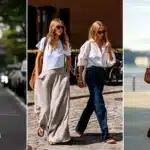 Брюки палаццо с чем носить