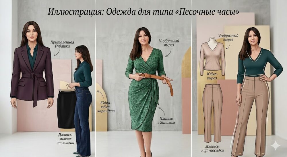 Одежда для типа фигуры «Песочные часы»