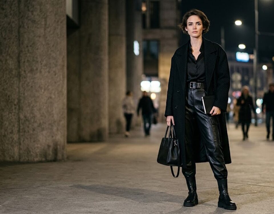 Total Black Look как носить